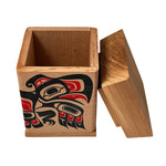 James Michels  Bentwood Box Eagle Screen - James michels - Bentwood Box - House of Himwitsa Art Gallery