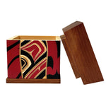 James Michels Red Cedar Bentwood Wood Box - James michels - Bentwood box - House of Himwitsa Art Gallery