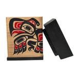 James Michels  Bentwood Box Eagle Screen - James michels - Bentwood Box - House of Himwitsa Art Gallery