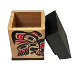 James Michels  Bentwood Box Eagle Screen - James michels - Bentwood Box - House of Himwitsa Art Gallery