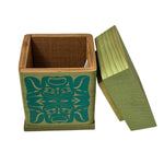 James Michels  Bentwood Box Frog Screen - James michels - Bentwood Box - House of Himwitsa Art Gallery