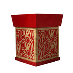 James Michels Red Cedar  Bentwood Box Salmon Screen - James michels - Bentwood Box - House of Himwitsa Art Gallery