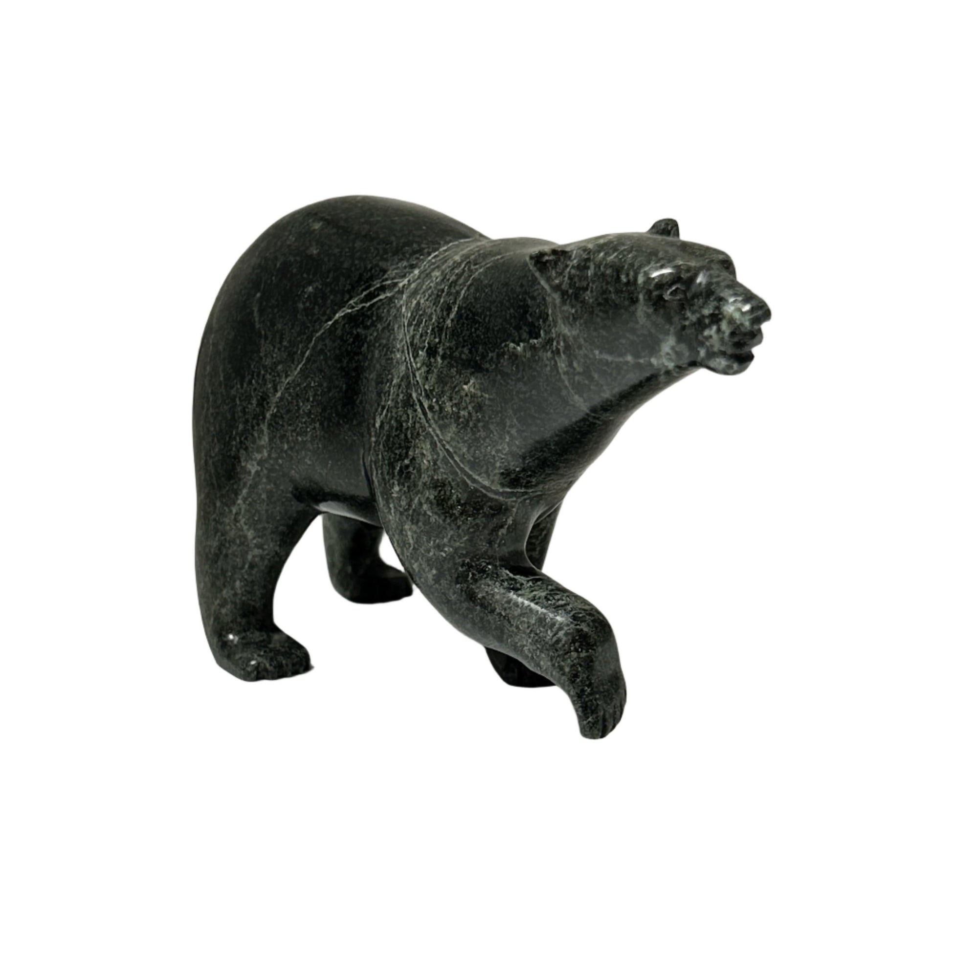 Tim Pee Bear Serpentine 7.1/4" Length x 2.3/4" Width x 3.3/4" Height