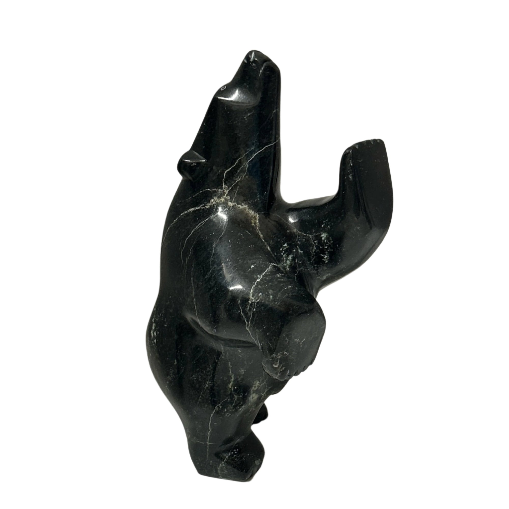 Joanie Ragee Dancing Bear Serpentine 8" Height x 3.1/2" Width x 4.1/4"Depth