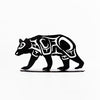 NOEL BROWN BLACK or SILVER BEAR ON STANDS -  - Rolled Steel - House of Himwitsa Art Gallery