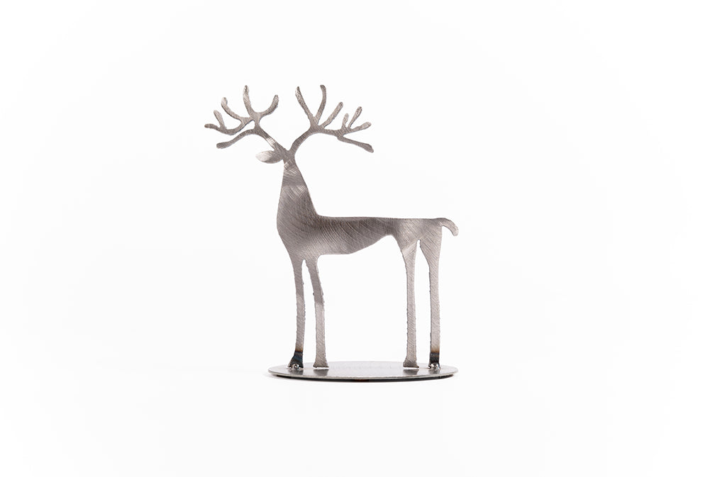 JACK WILLOUGHBY SILVER DEER on STANDS