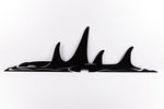 JACK WILLOUGHBY BLACK ORCA POD - Anvil Island Design Ltd. - Rolled Steel - House of Himwitsa Art Gallery