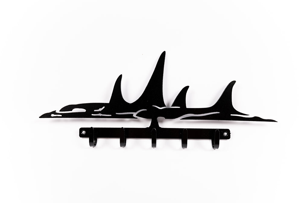 Jack Willoughby Orca Pod Hook - Jack Willoughby Orca Pod Hook -  - House of Himwitsa Native Art Gallery and Gifts