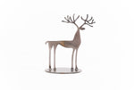 JACK WILLOUGHBY SILVER DEER on STANDS - Anvil Island Design Ltd. - Rolled Steel - House of Himwitsa Art Gallery