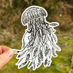 Westcoastees Jellyfish Sticker - Westcoastees Jellyfish Sticker -  - House of Himwitsa Native Art Gallery and Gifts
