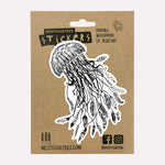 Westcoastees Jellyfish Sticker - Westcoastees Jellyfish Sticker -  - House of Himwitsa Native Art Gallery and Gifts