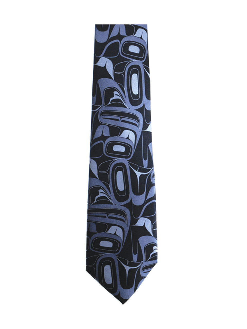 Silk Tie Boxed Kelly Robinson Eagle (Grey) -  - Ties - House of Himwitsa Art Gallery