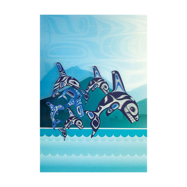 Assorted Native North West Lenticular Art Cards -  - Art Card - House of Himwitsa Art Gallery