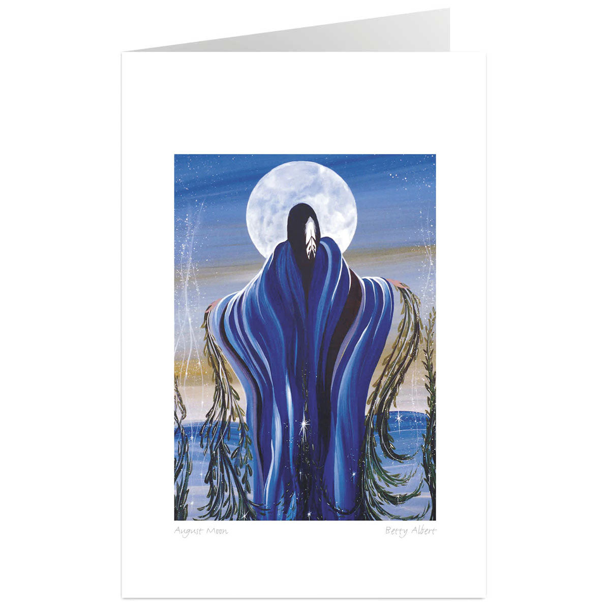 Art Card Betty Albert August Moon -  - Art Card - House of Himwitsa Art Gallery