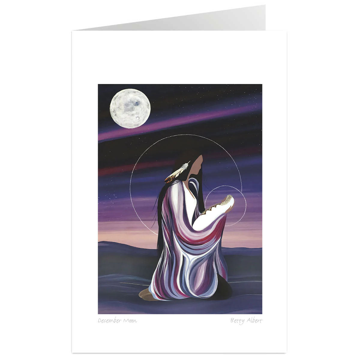 Art Card Betty Albert December Moon