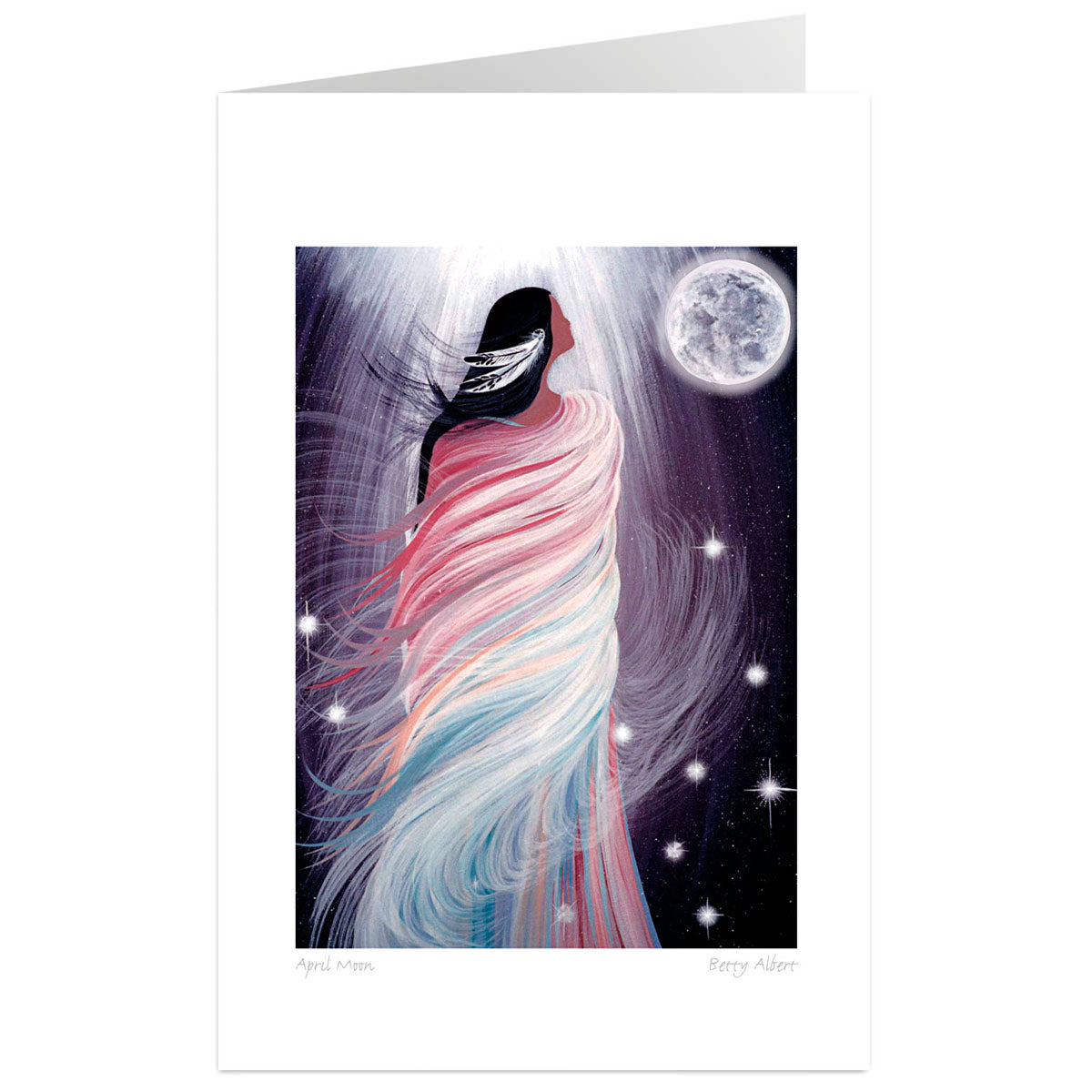 Art Card Betty Albert April Moon -  - Art Card - House of Himwitsa Art Gallery