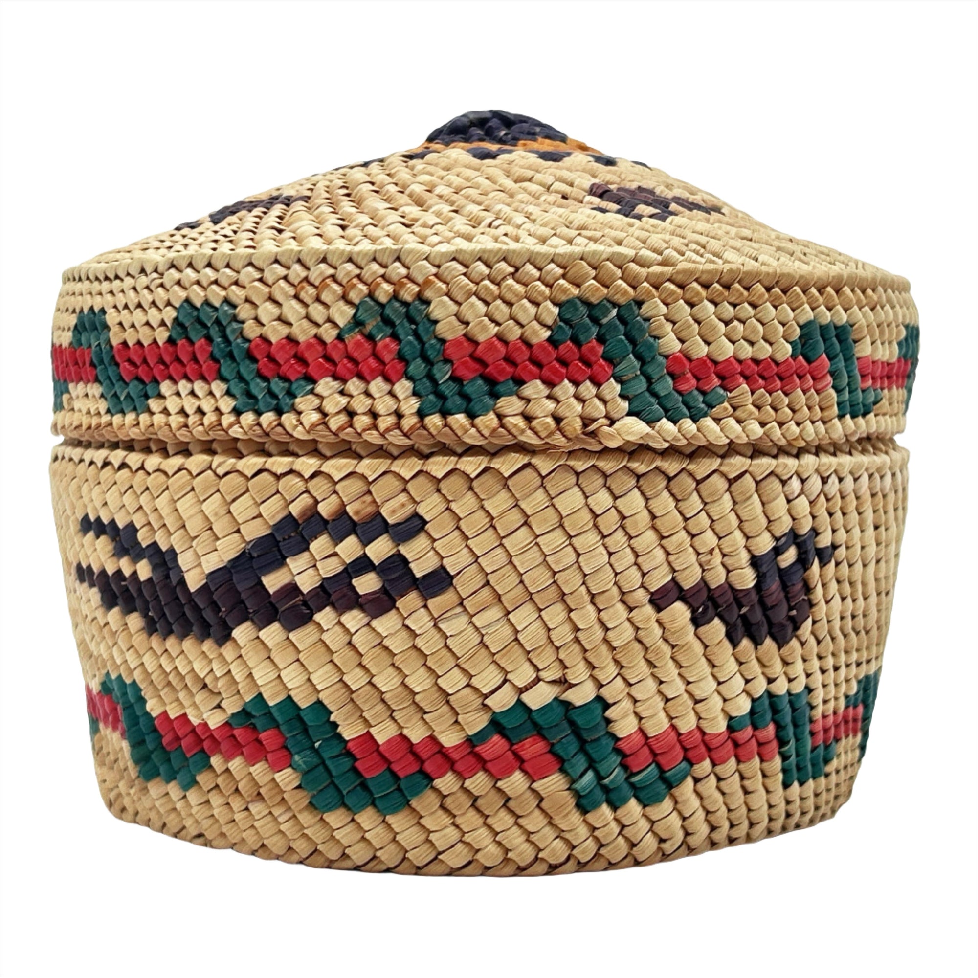 Lena Jumbo Rare Basket - First Art Premiers Inc - Basketry - House of Himwitsa Art Gallery