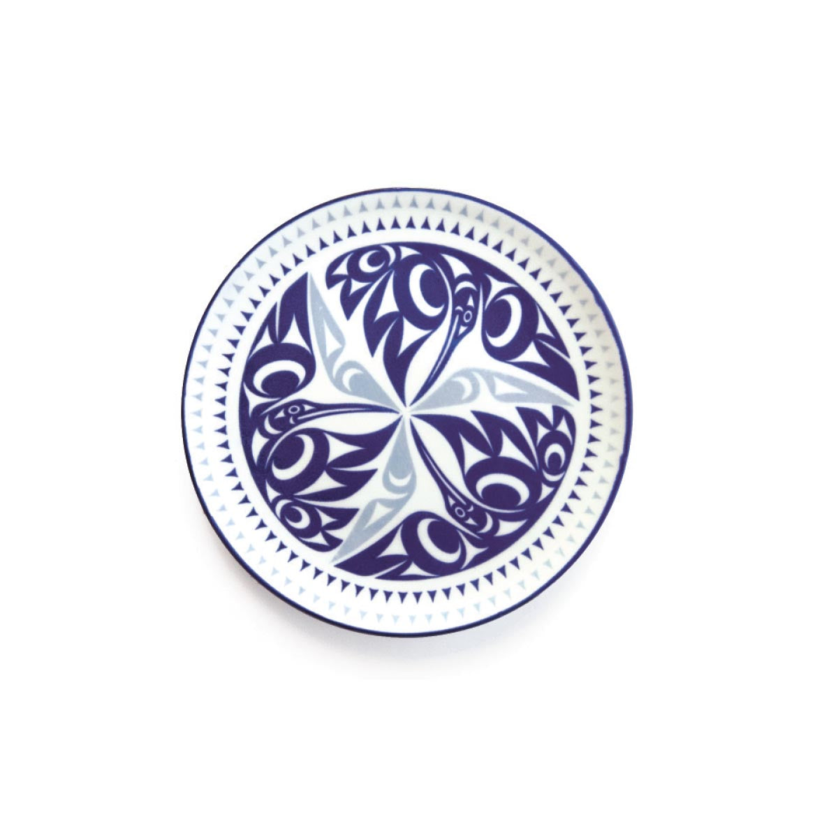 Porcelain Art Plate HBIRD - Porcelain Art Plate HBIRD -  - House of Himwitsa Native Art Gallery and Gifts