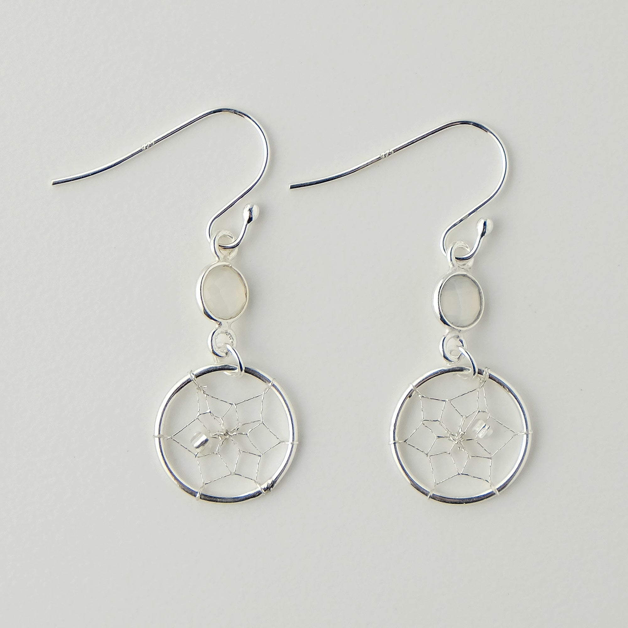 Earrings Birthstone "June" Sterling Silver Jewellery