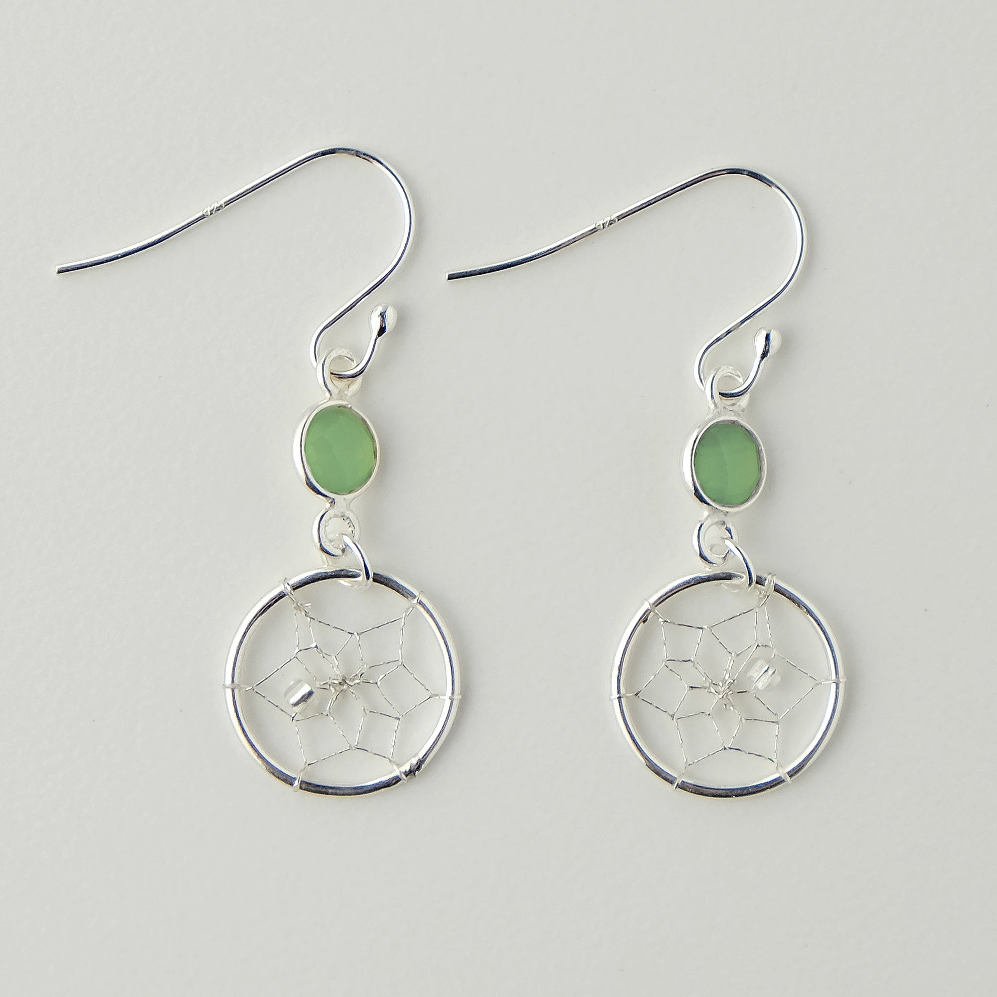 Earrings Birthstone "August" Sterling Silver Jewellery