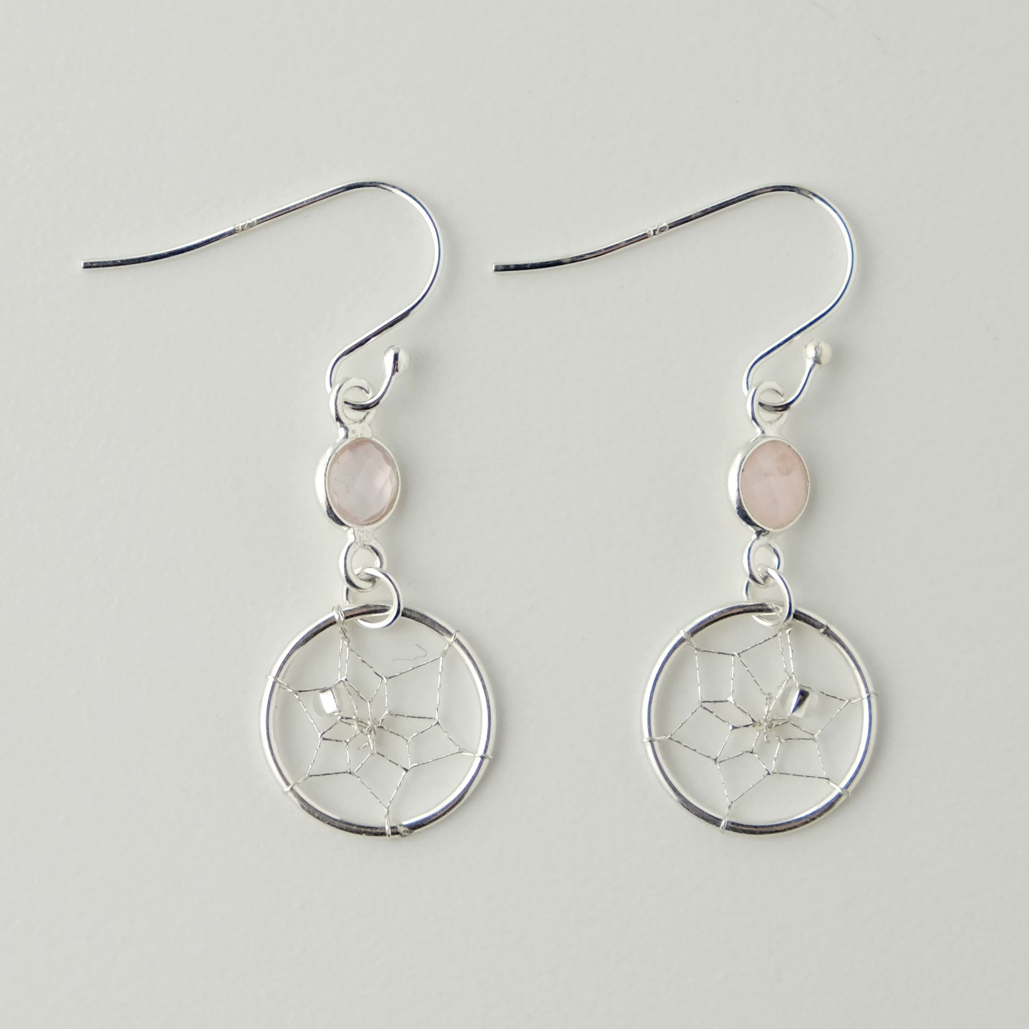 Earrings Birthstone "October" Sterling Silver Jewellery -  - Earrings - House of Himwitsa Art Gallery