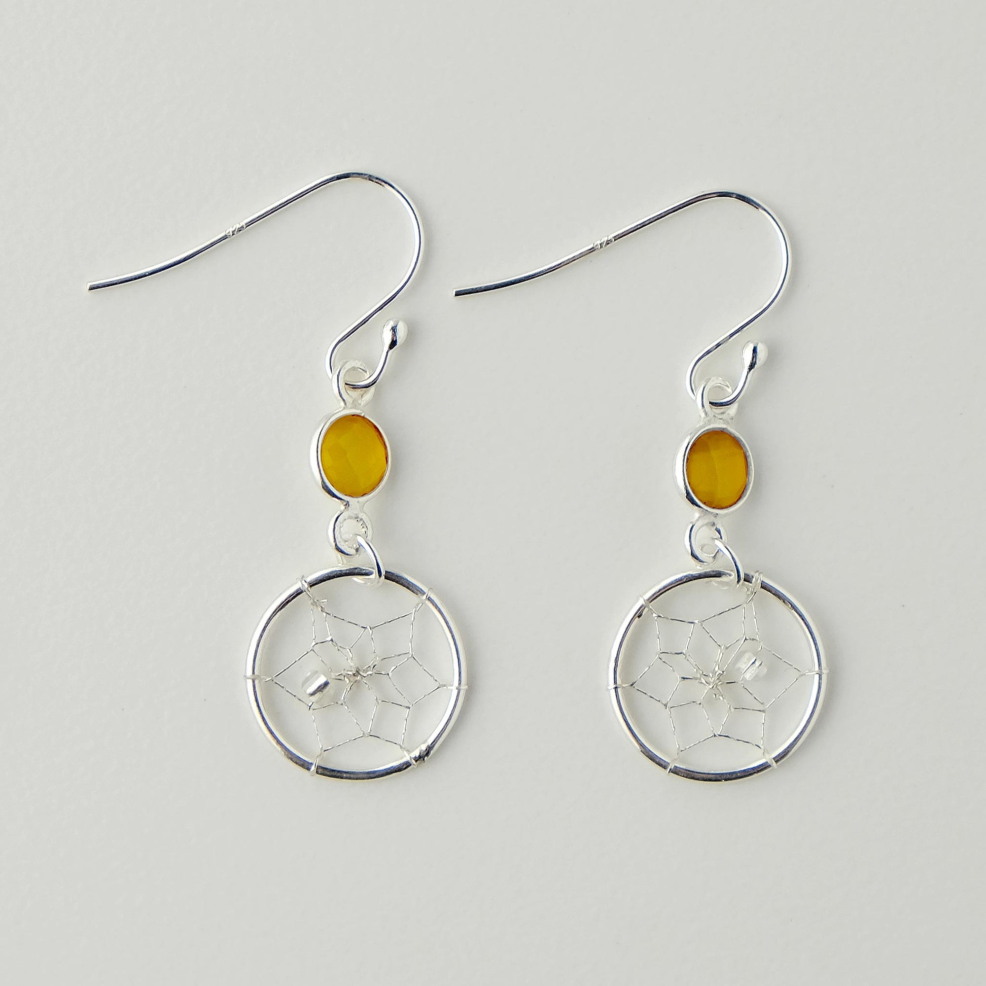 Earrings Birthstone "November" Sterling Silver Jewellery -  - Earrings - House of Himwitsa Art Gallery