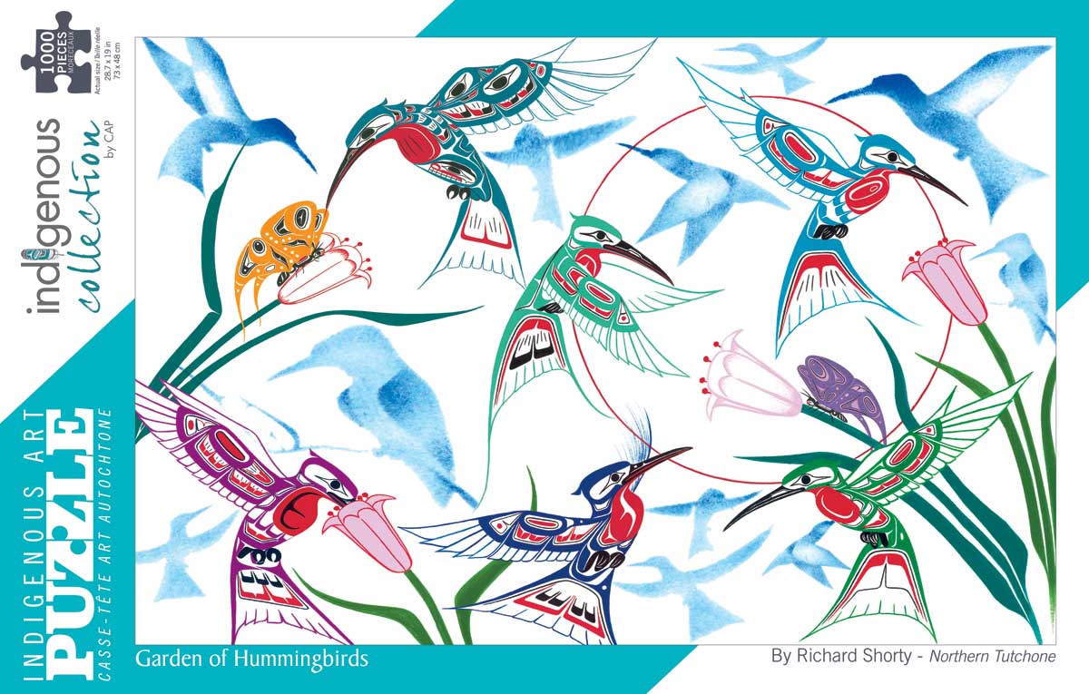 Puzzle Richard Shorty Garden of Hummingbird -  - Puzzles - House of Himwitsa Art Gallery