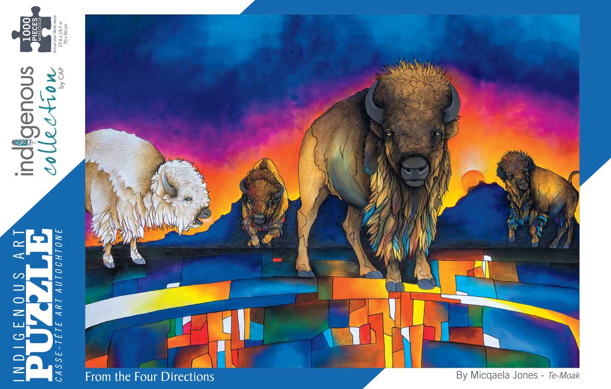 Puzzle Micqaela Jones From 4 Directions -  - Puzzles - House of Himwitsa Art Gallery