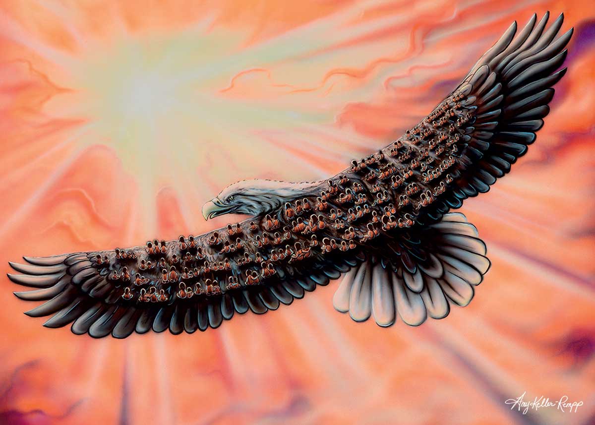Magnet Amy Keller Rempp Carried With Love - Default Title - POD2931MAG - House of Himwitsa Native Art Gallery and Gifts