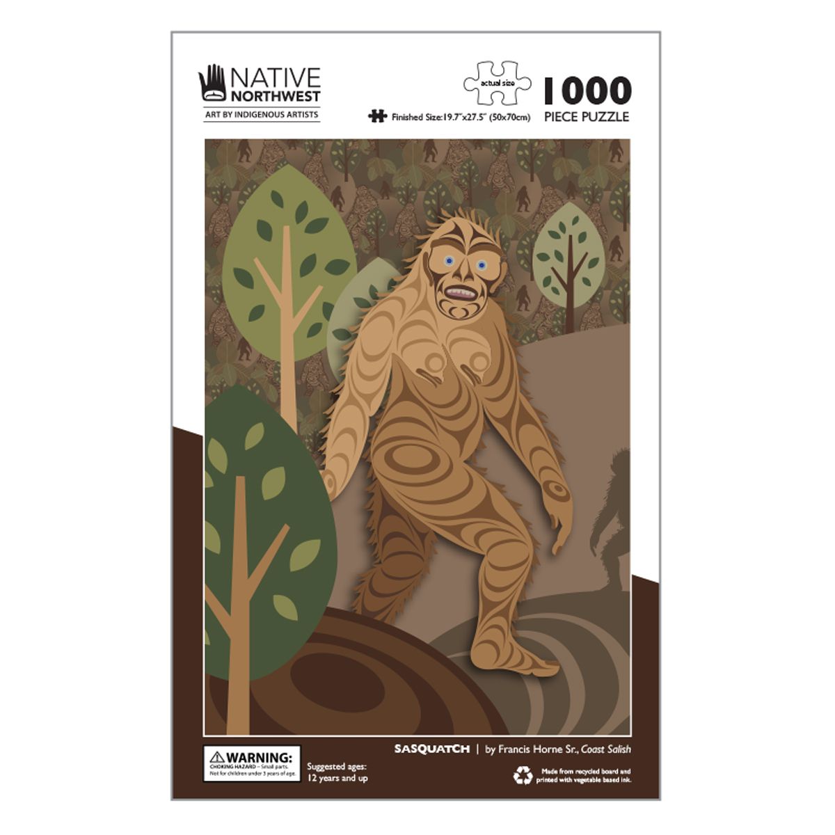 Puzzle FH Sasquatch - Puzzle FH Sasquatch -  - House of Himwitsa Native Art Gallery and Gifts