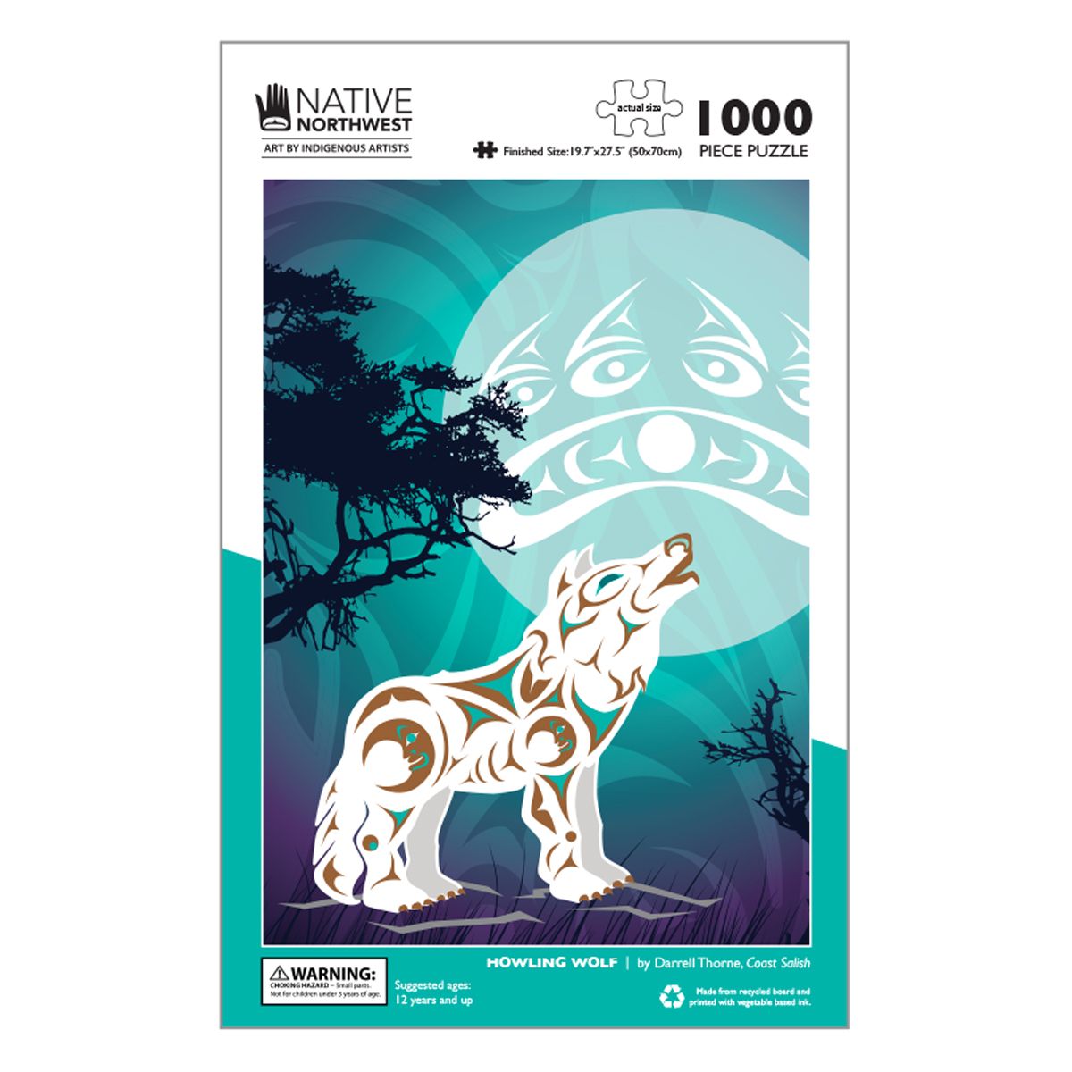 Puzzle DT Howling Wolf - Puzzle DT Howling Wolf -  - House of Himwitsa Native Art Gallery and Gifts