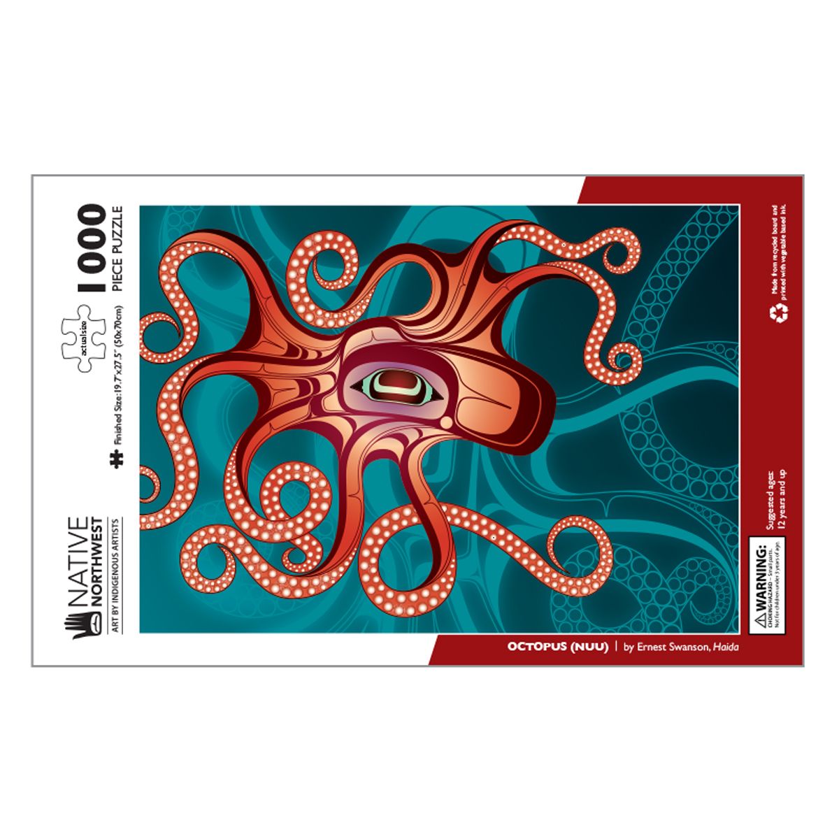 Puzzle ES Octopus Nuu - Puzzle ES Octopus Nuu -  - House of Himwitsa Native Art Gallery and Gifts