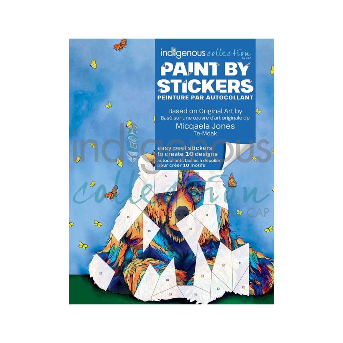 Paint By Stickers Micqaela Jones -  - Sticker Book - House of Himwitsa Art Gallery