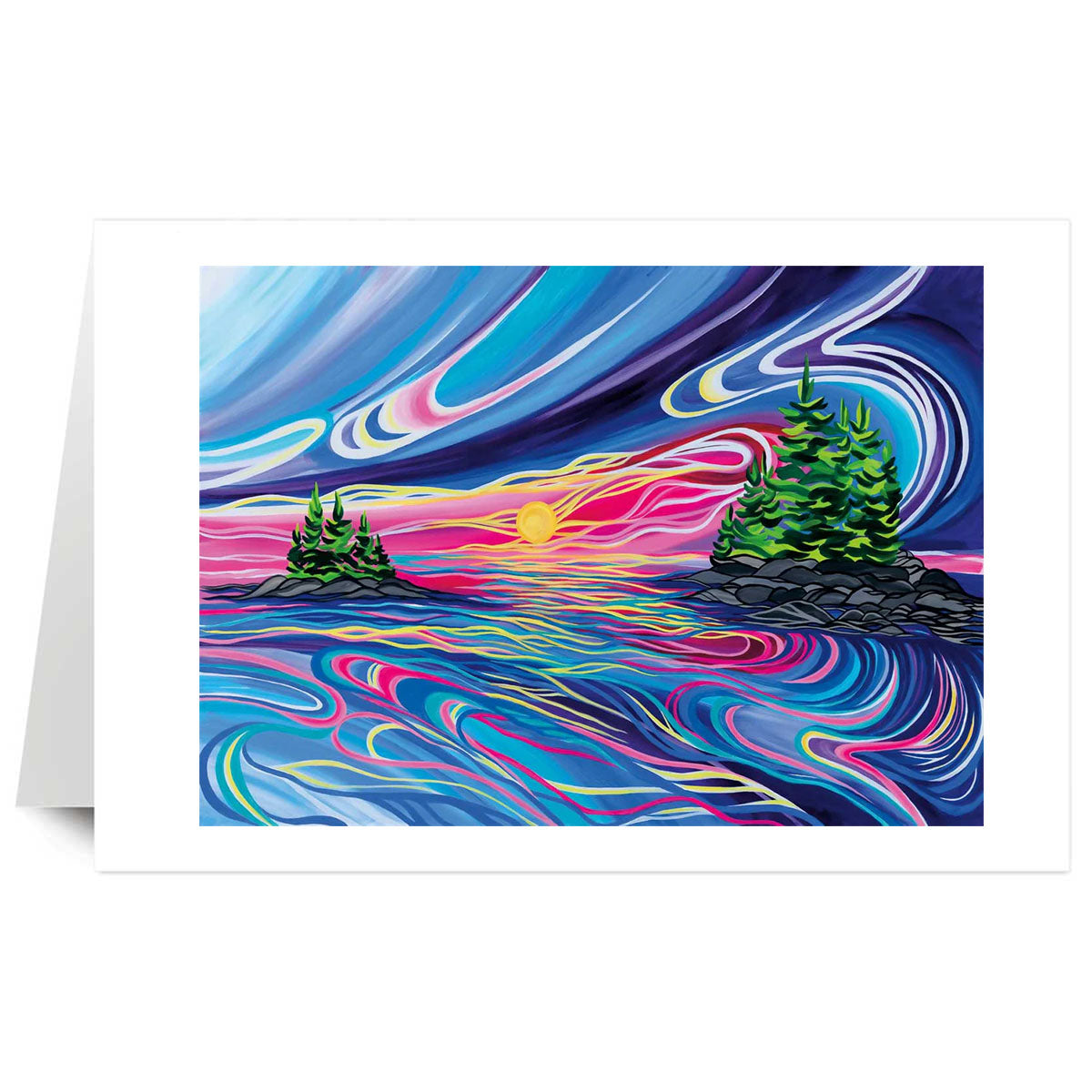 Art Card Shawna Boulette Grapentine Reflect Grow Love -  - Art Card - House of Himwitsa Art Gallery