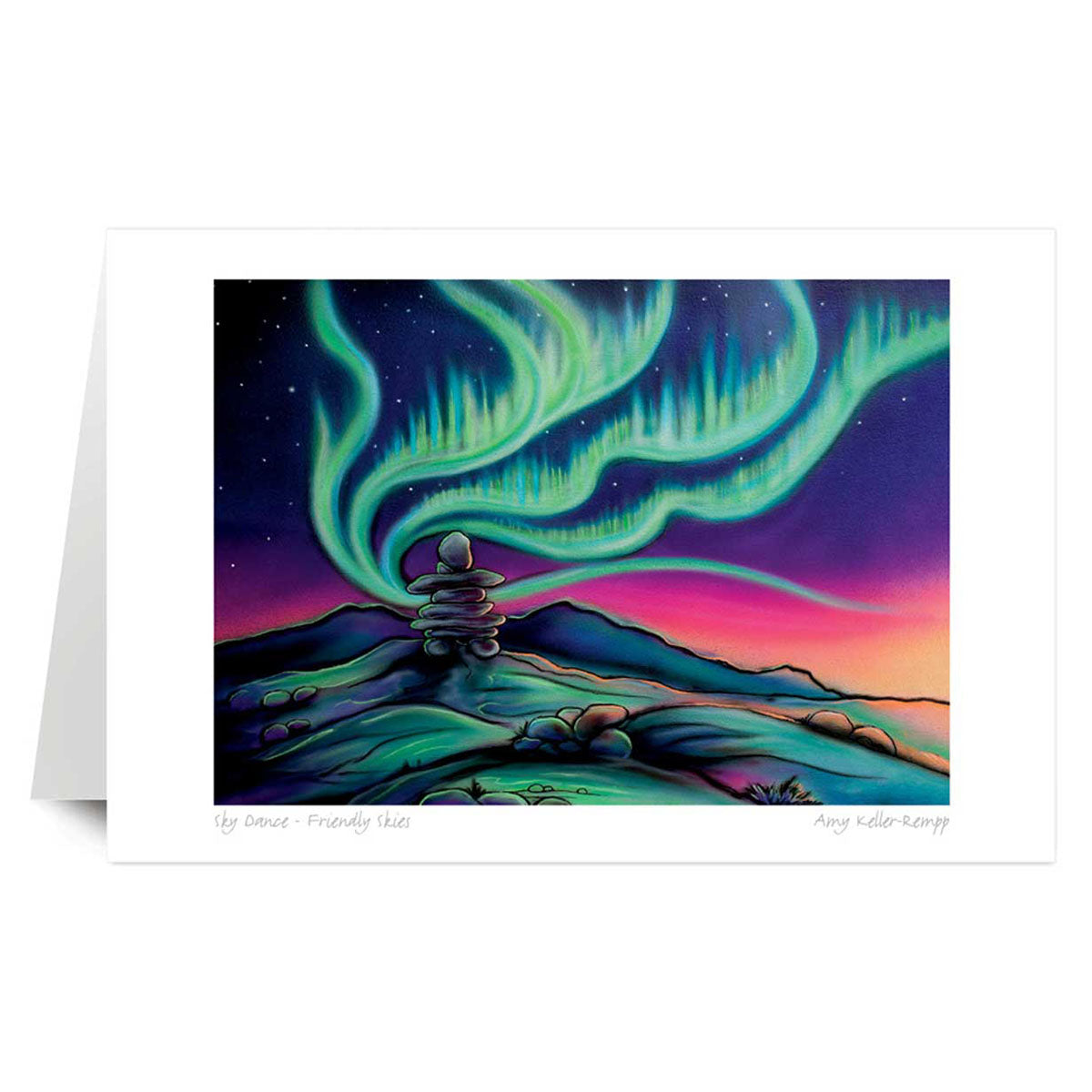*Art Card Amy Kellar-Rempp Sky Dance Friendly Skies -  - Art Card - House of Himwitsa Art Gallery