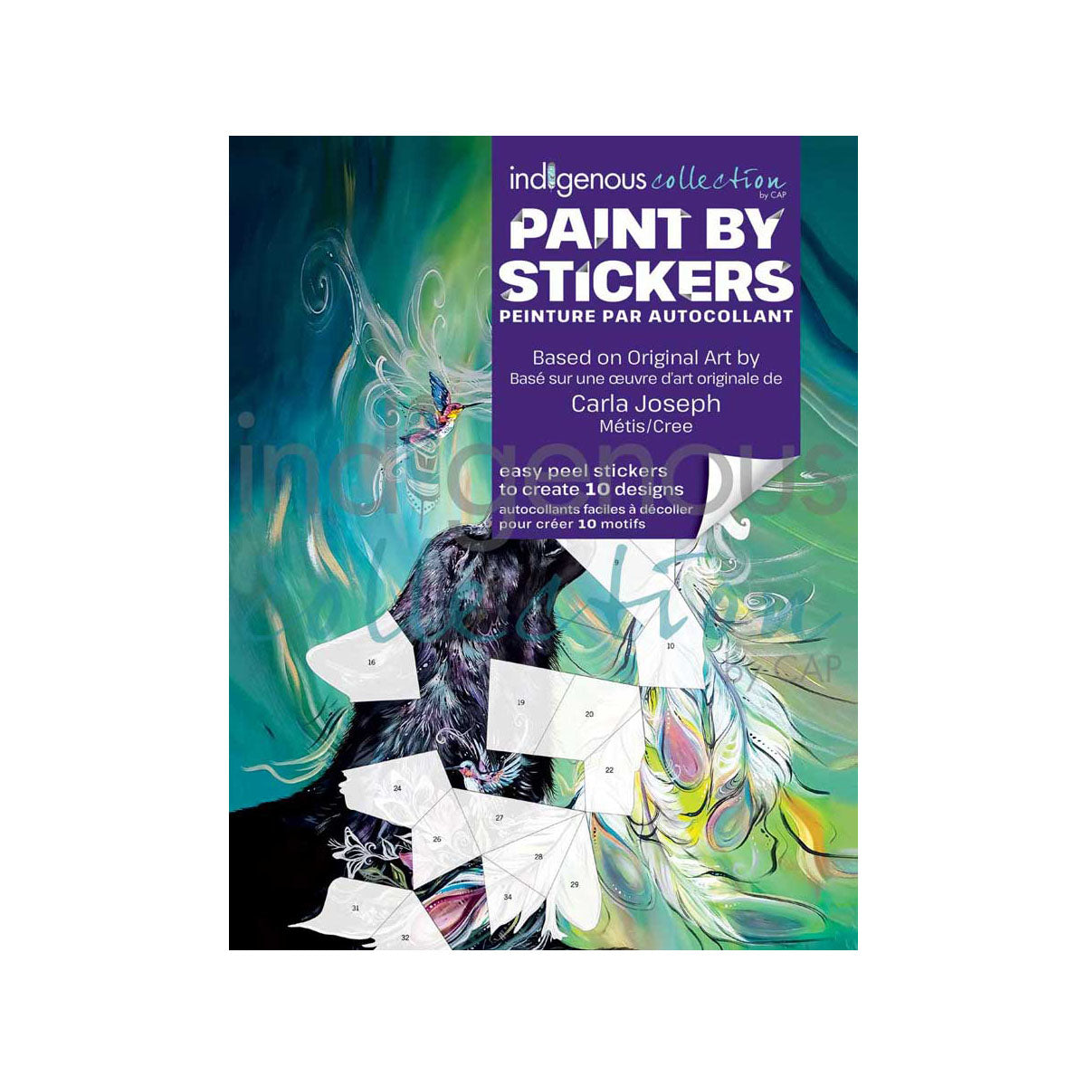 Paint By Stickers Carla Joseph -  - Sticker Book - House of Himwitsa Art Gallery