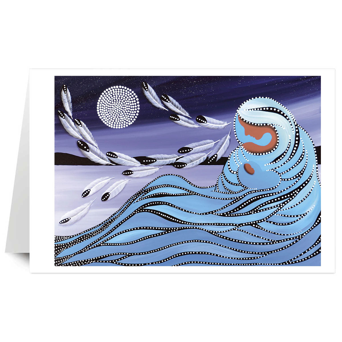 *Art Card Betty Albert Mother & Moon