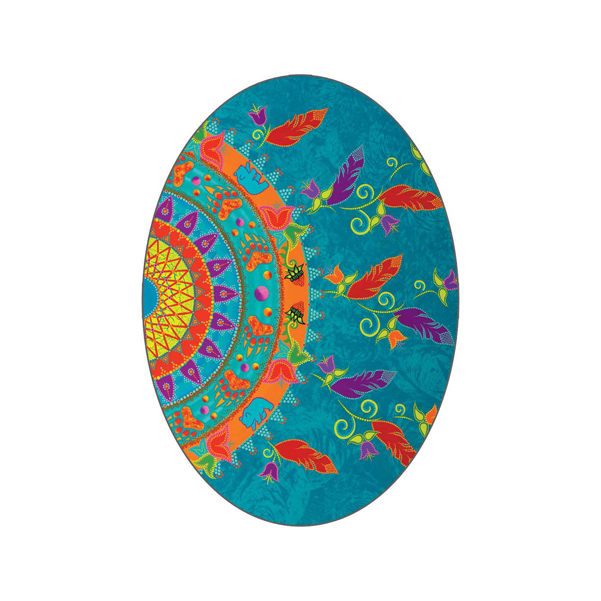 Sticker Tracey Metallic High Spirit -  - oval sticker - House of Himwitsa Art Gallery