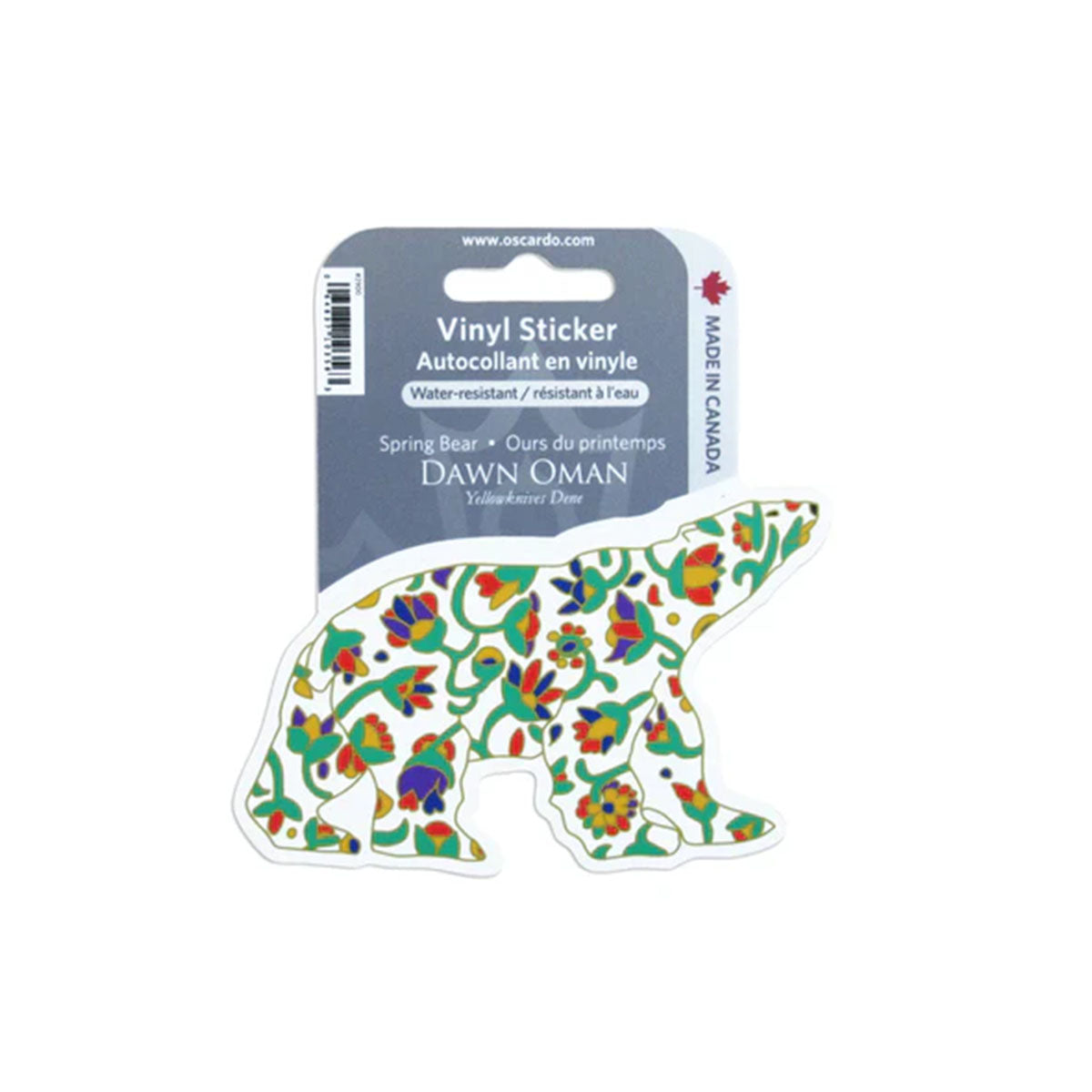Vinyl Sticker Spring Bear Dawn Oman -  - Vinyl Sticker - House of Himwitsa Art Gallery