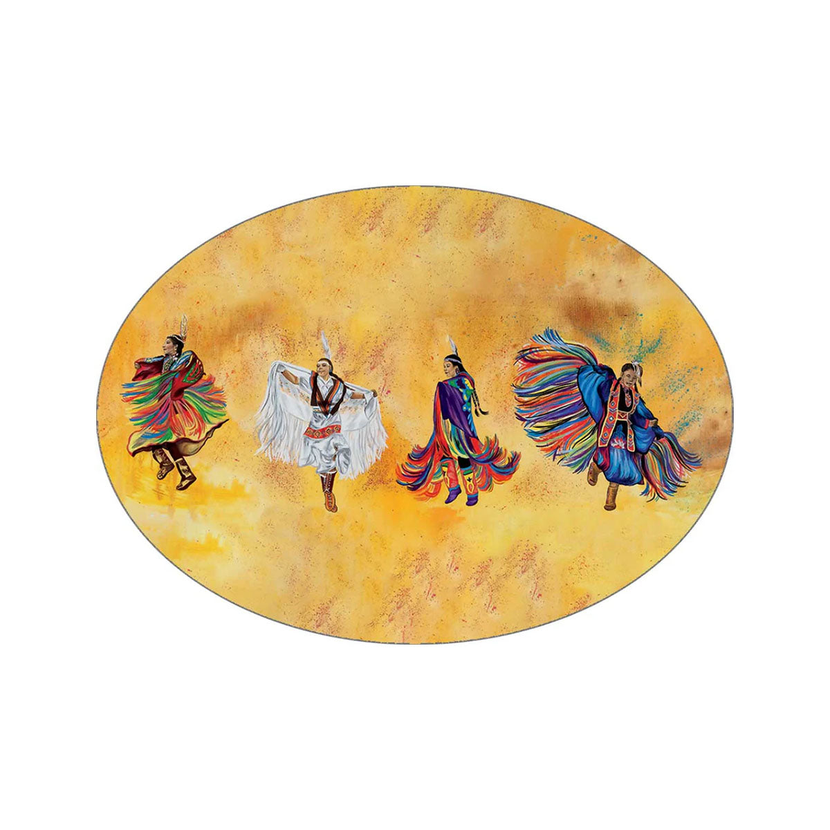 *Sticker Resilient Beautiful St -  - oval sticker - House of Himwitsa Art Gallery