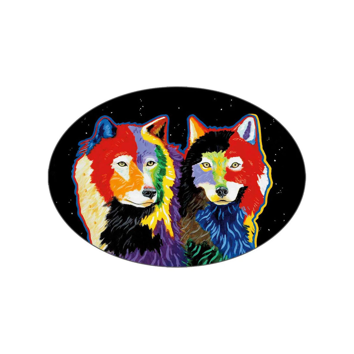 *Sticker John Balloue Star Gazers -  - oval stickers - House of Himwitsa Art Gallery