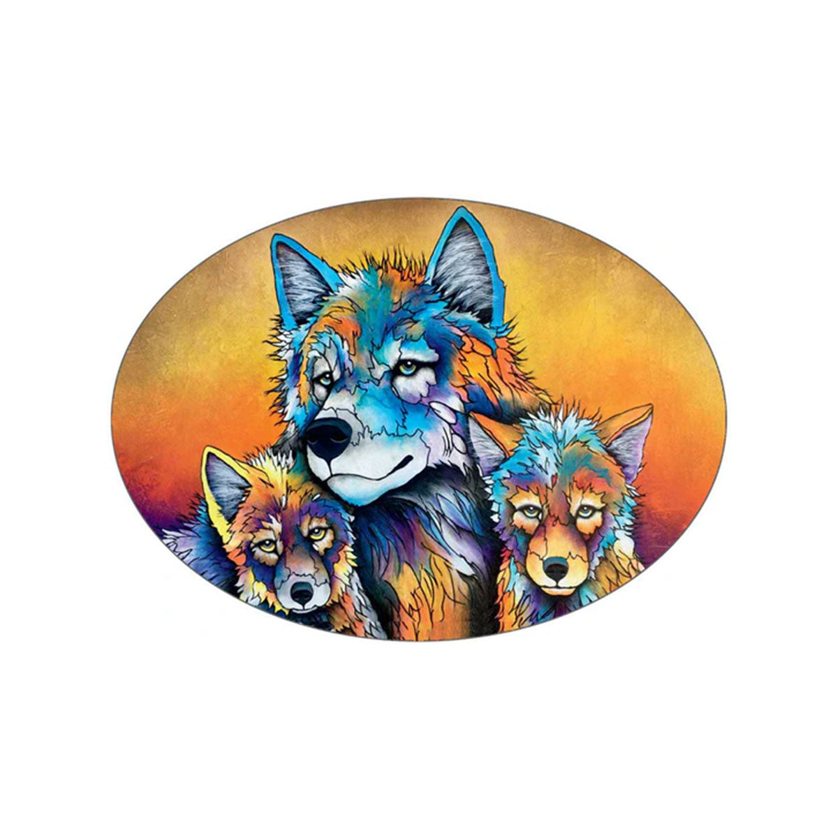 Sticker Micqaela Jones Martini's Pak -  - oval stickers - House of Himwitsa Art Gallery