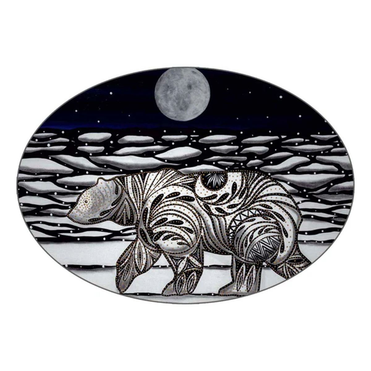 Sticker Betty Albert On The Edge -  - oval stickers - House of Himwitsa Art Gallery