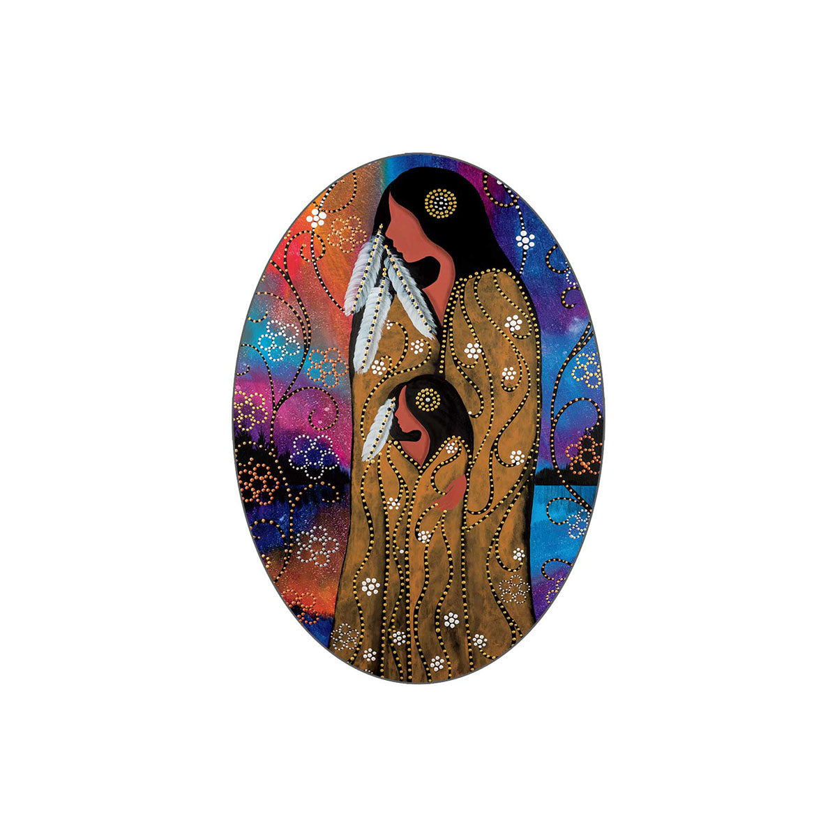 *Sticker Betty Albert Inhertance -  - oval stickers - House of Himwitsa Art Gallery