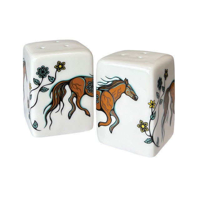 Salt & Pepper Shaker Set Storm Angeconeb Horse