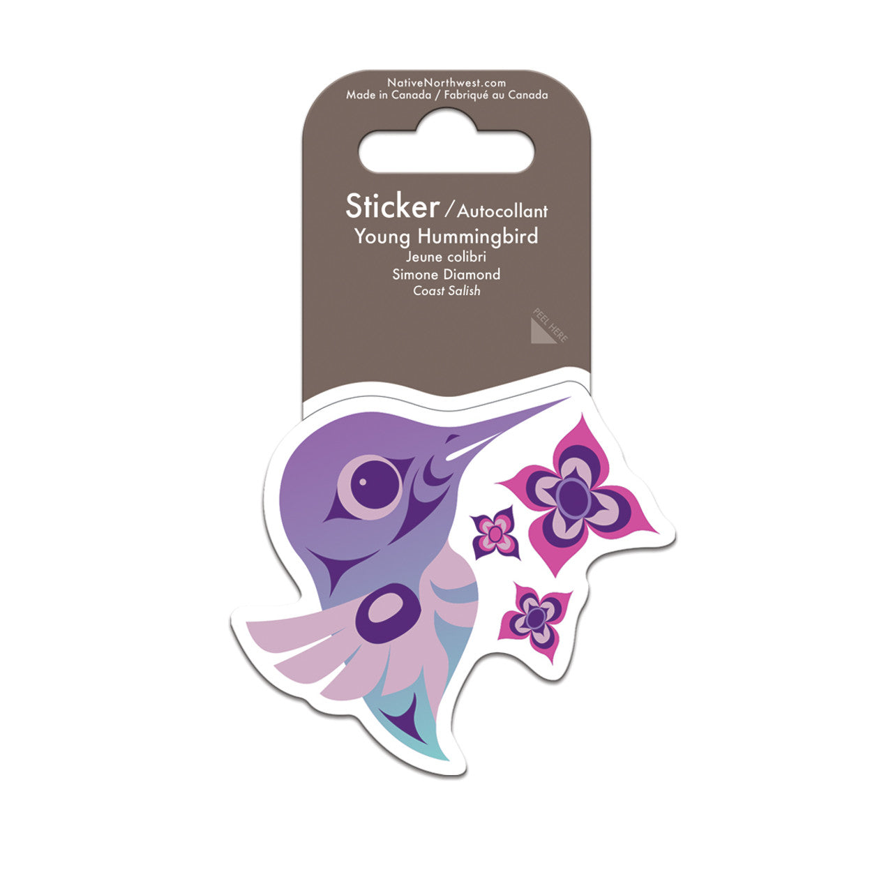 Vinyl Sticker Young Hummingbird -  - Vinyl Sticker - House of Himwitsa Art Gallery