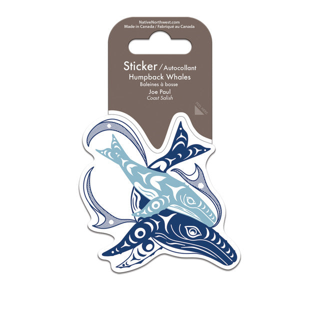 Vinyl Sticker Joe Paul Humpback Whales