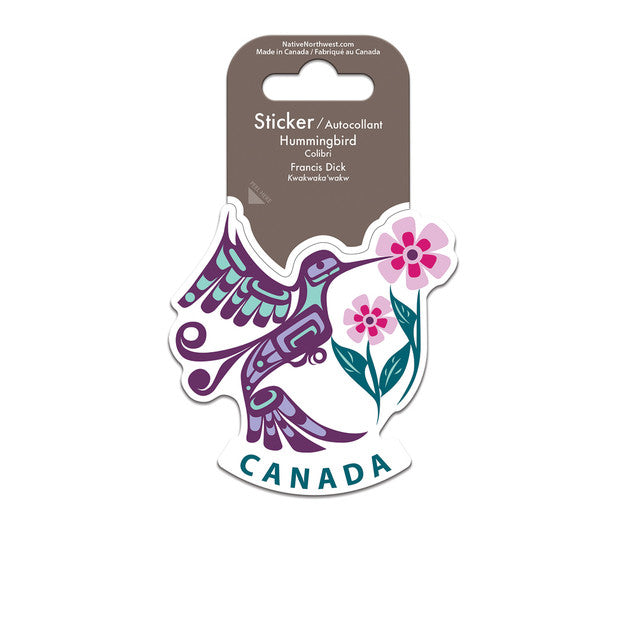 Vinyl Sticker Francis Dick Hummingbird Canada