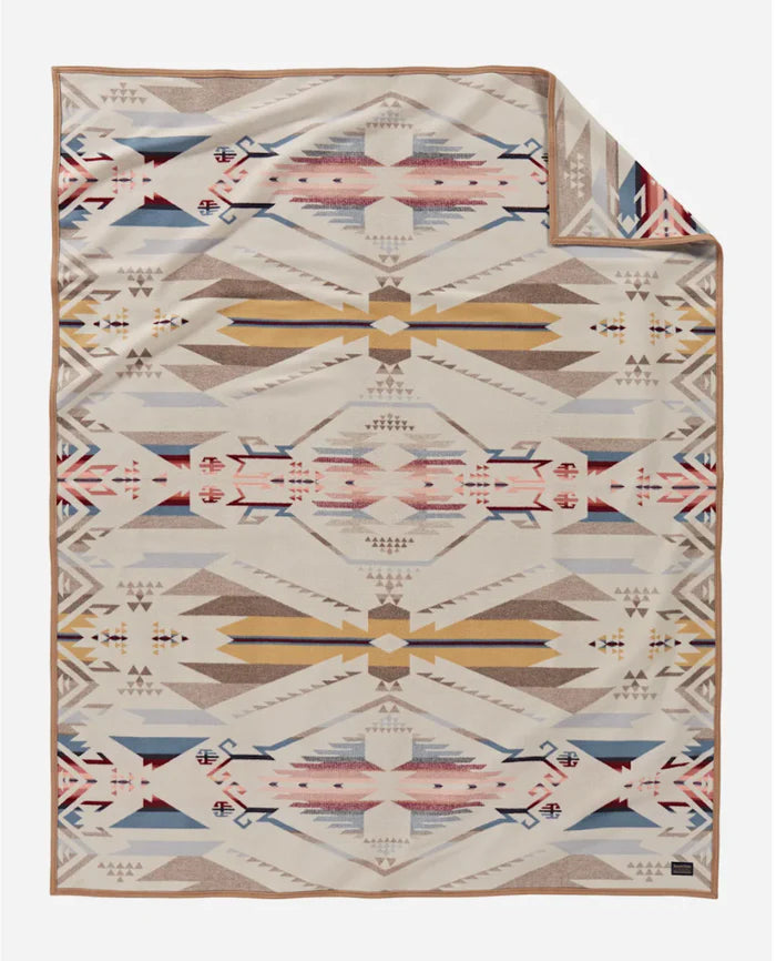 Pendleton King Jacquard Unnapped Blanket White Sands Tan - Pendleton Ray Fine Enterprises -  - House of Himwitsa Art Gallery