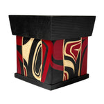 James Michels Eagle Red Cedar Bentwood Wood Box - James michels - Bentwood box - House of Himwitsa Art Gallery